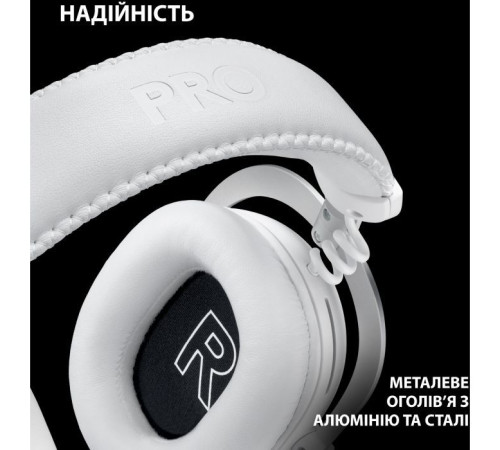 Наушники Logitech G Pro X 2 Lightspeed Wireless White (981-001269)