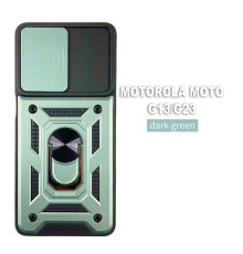 Чохол до мобільного телефона BeCover Military Motorola Moto G13/G23 Dark Green (709099)