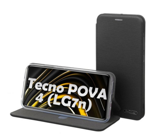 Чохол до мобільного телефона BeCover Exclusive Tecno POVA 4 (LG7n) Black (709045)