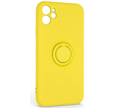 Чохол до мобільного телефона Armorstandart Icon Ring Apple iPhone 11 Yellow (ARM68645)