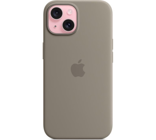 Чохол до мобільного телефона Apple iPhone 15 Silicone Case with MagSafe Clay (MT0Q3ZM/A)
