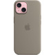 Чохол до мобільного телефона Apple iPhone 15 Silicone Case with MagSafe Clay (MT0Q3ZM/A)