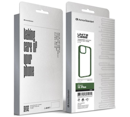 Чохол до мобільного телефона Armorstandart UNIT2 Apple iPhone 15 Plus Green (ARM69975)