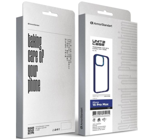 Чохол до мобільного телефона Armorstandart UNIT2 Apple iPhone 15 Pro Max Blue (ARM69988)