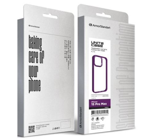 Чохол до мобільного телефона Armorstandart UNIT2 Apple iPhone 15 Pro Max Purple (ARM69990)