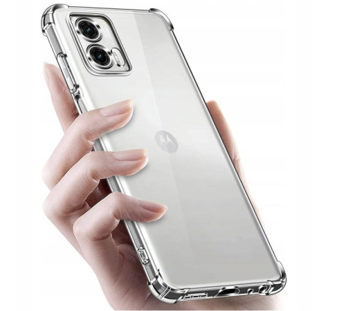 Чохол до мобільного телефона BeCover Anti-Shock Motorola Moto G73 Clear (709827)