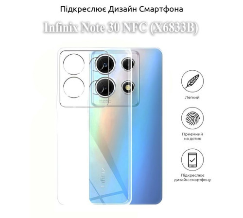 Чохол до мобільного телефона BeCover Infinix Note 30 NFC (X6833B) Transparancy (709797)