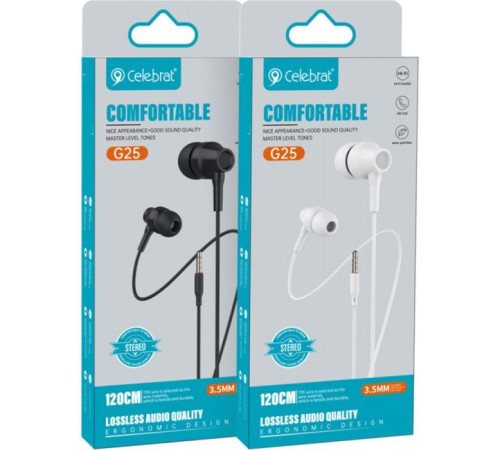 Навушники Celebrat G25 White (1006645)