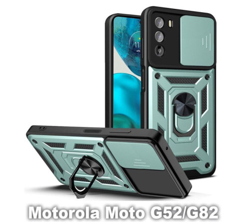 Чохол до мобільного телефона BeCover Military Motorola Moto G52/G82 Dark Green (709974)