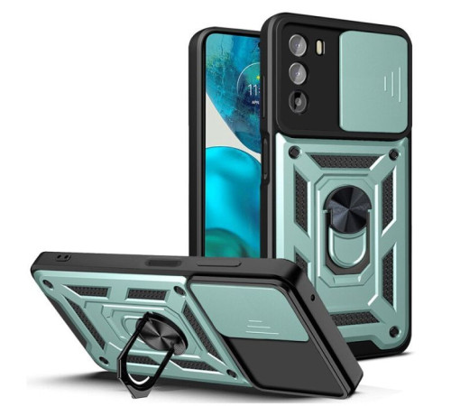 Чохол до мобільного телефона BeCover Military Motorola Moto G52/G82 Dark Green (709974)