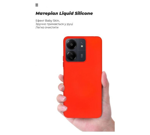 Чохол до мобільного телефона Armorstandart ICON Case Xiaomi Redmi 13C / Poco C65 Red (ARM72482)