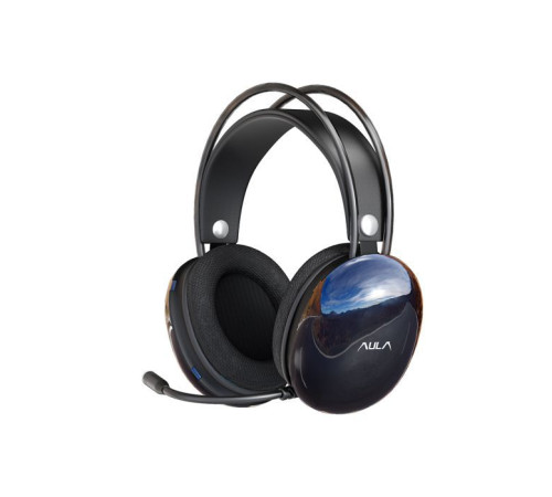 Навушники Aula S505 RGB Transparent Gaming Headset Black (6948391235479)