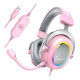 Наушники Fifine H6 RGB 7.1 Pink (H6P)
