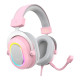 Наушники Fifine H6 RGB 7.1 Pink (H6P)