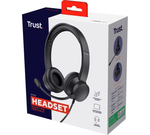 Навушники Trust Ayda PC 3.5mm Black (25087)