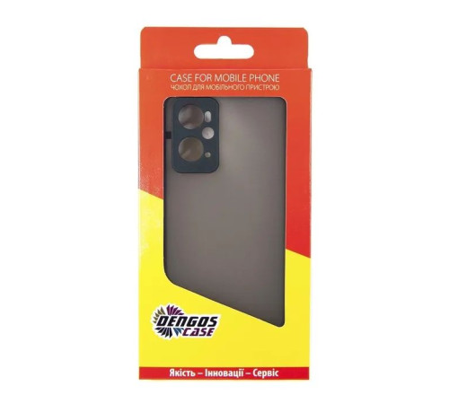 Чохол до мобільного телефона Dengos Kit for OPPO A96 4G case + glass (Black) (DG-KM-38)