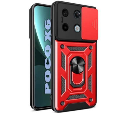 Чохол до мобільного телефона BeCover Military Poco X6 Red (711009)