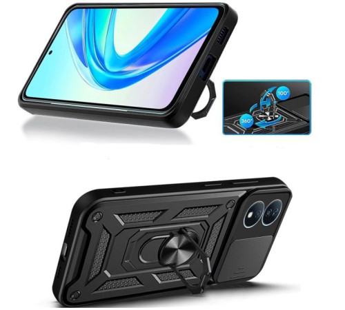 Чохол до мобільного телефона BeCover Military Honor X7b Black (710998)