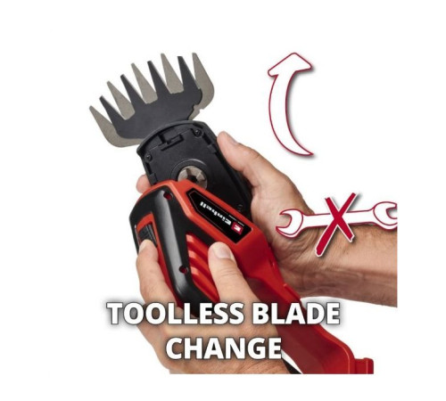 Кущоріз Einhell для трави GE-CG 18/100 Li-Solo, 18В PXC, 10см (без АКБ та ЗП) (3410313)