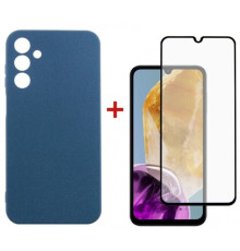 Чохол до мобільного телефона Dengos Samsung Galaxy M15 5G + Glass Blue (DG-KM-89)
