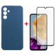 Чохол до мобільного телефона Dengos Samsung Galaxy M15 5G + Glass Blue (DG-KM-89)