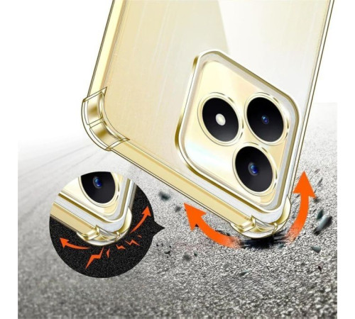 Чохол до мобільного телефона BeCover Anti-Shock Realme Note 50 Clear (711173)