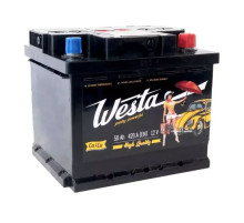 Аккумулятор автомобильный Westa 6CT-50 А (0) Pretty Powerful