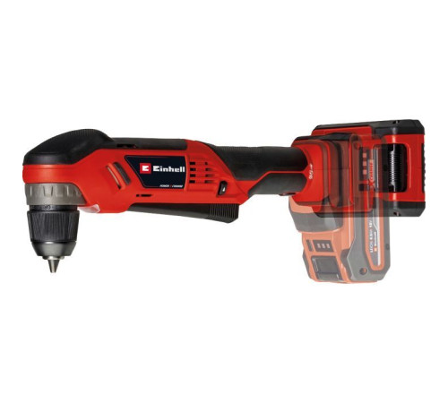 Дриль Einhell кутова TE-AD 18 Li - Solo PXC 18В, 1100 об/хв, 45Нм (без АКБ та ЗП) (4514290)