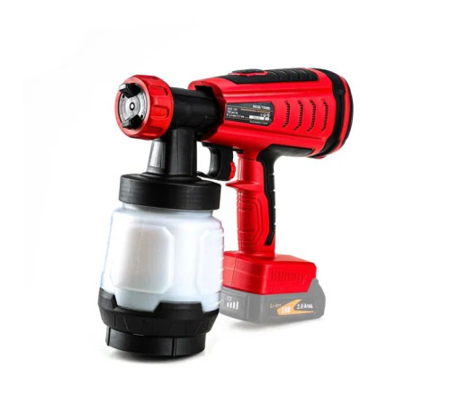 Фарбопульт GTM SG18/700BL, 18V, 700мл/хв, 800мл, 2 сопла-1,5 і 2,5мм (без АКБ та ЗП) (SG18/700BL)