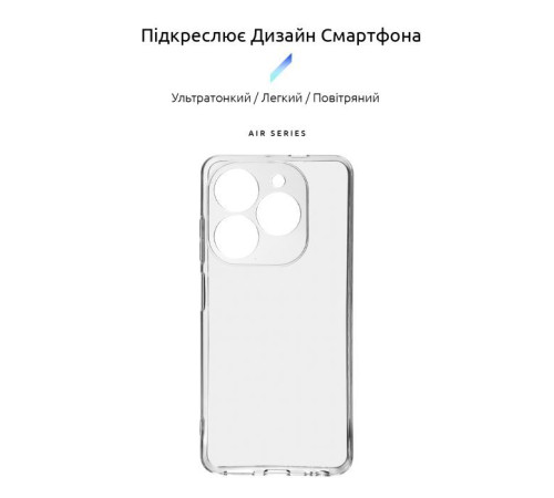 Чохол до мобільного телефона Armorstandart Air Tecno Spark 20 (KJ5n) Camera cover Clear (ARM77681)