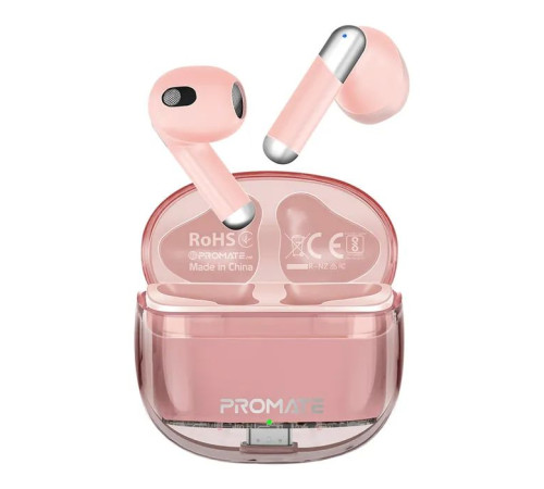 Навушники Promate TransPods Pink (transpods.pink)