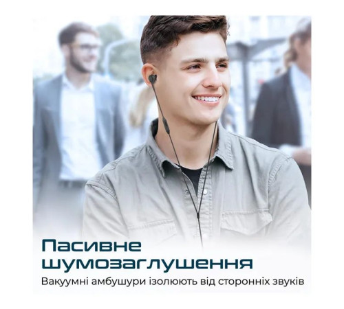 Навушники Promate Duet Black (duet.black)