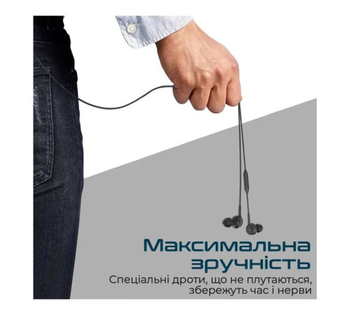 Навушники Promate Duet Black (duet.black)