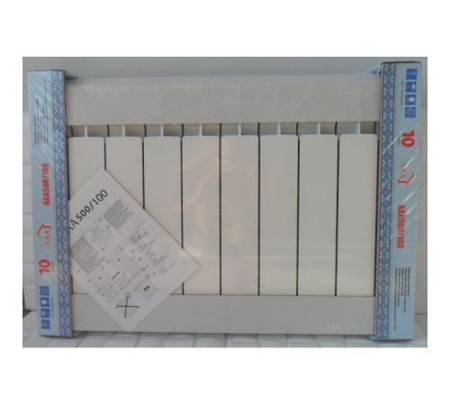 Радіатор опалення AAA біметалевий 500/100 10 секцій (70214301)