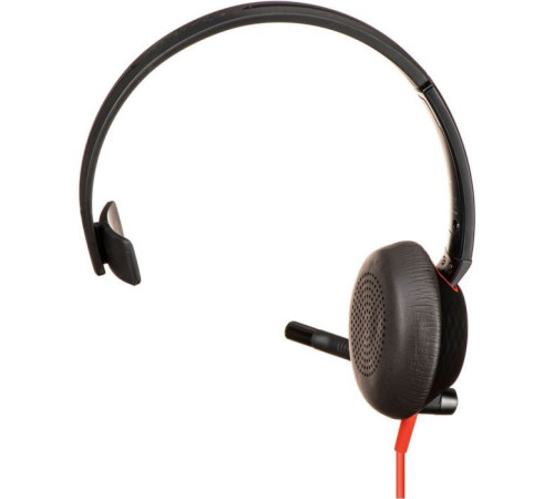 Навушники Poly BlackWire 5210 USB-A HS Mono Black (80R98AA)