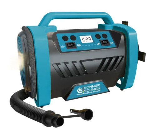 Автомобільний компресор Konner&Sohnen KS P30, 12В, 120Вт, 150psi, 35л/хв, 1.8кг (KSP30)