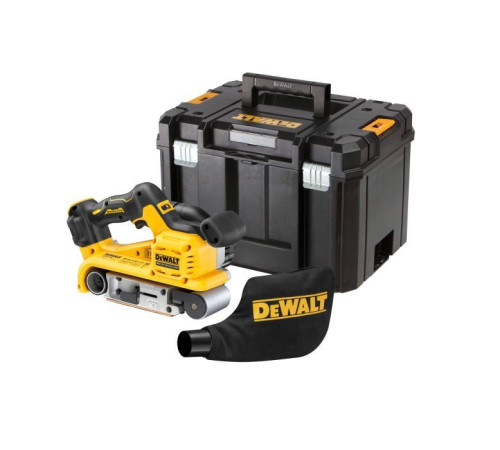 Шліфувальна машина DeWALT XR Li-Ion 18 В, 198-320 м/хв, стрічка 75х533 мм, TSTAK (без АКБ та ЗП) (DCW220NT)