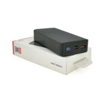 Батарея універсальна XO 20000mAh, PD/20W, QC/18W, Lightning, Type-C, USB, black (XO-PR144B)