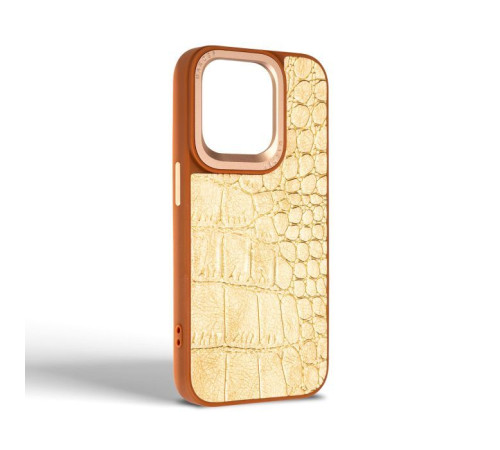 Чохол до мобільного телефона Harder Crocosaur Apple iPhone 14 Pro Beige (ARM76721)