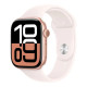 Смарт-часы Apple Watch Series 10 GPS 46mm Rose Gold Aluminium Case with Light Blush Sport Band - S/M (MWWT3QH/A)