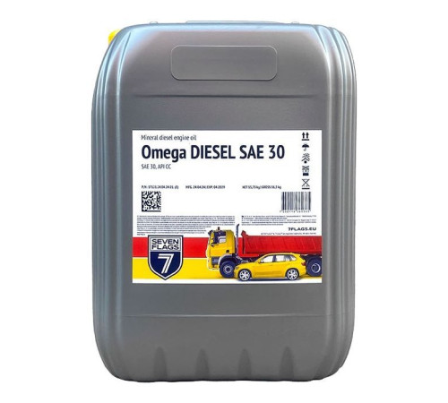 Моторна олива 7FLAGS Omega DIESEL SAE 30 17,5л