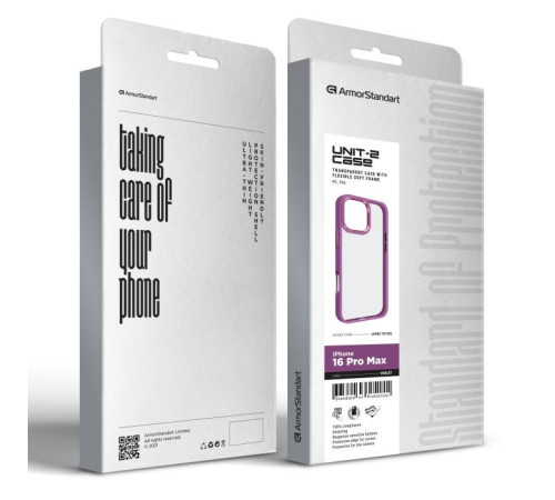 Чохол до мобільного телефона Armorstandart UNIT2 Apple iPhone 16 Pro Max Violet (ARM78768)