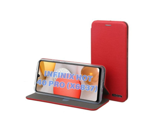 Чохол до мобільного телефона BeCover Exclusive Infinix Hot 40 Pro (X6837) Burgundy Red (711155)