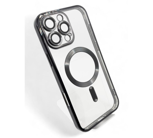 Чохол до мобільного телефона BeCover TPU Chrome Case (MagSafe) для Apple iPhone 16 Pro Max Black (712085)