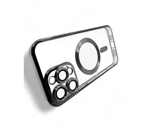 Чохол до мобільного телефона BeCover TPU Chrome Case (MagSafe) для Apple iPhone 16 Pro Max Black (712085)