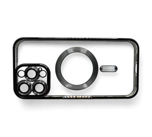 Чохол до мобільного телефона BeCover TPU Chrome Case (MagSafe) для Apple iPhone 16 Pro Max Black (712085)