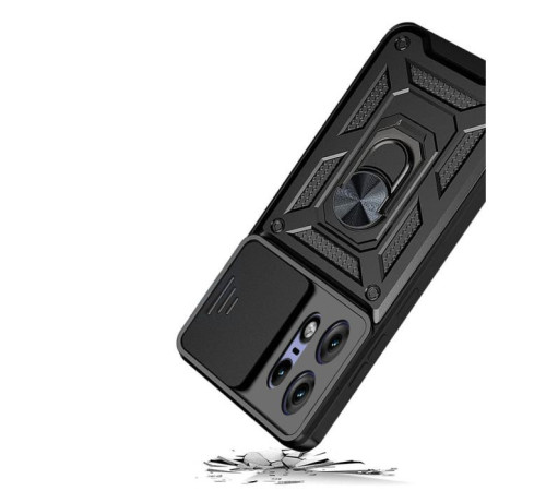 Чохол до мобільного телефона BeCover Military Motorola Edge 50 Pro Black (712161)