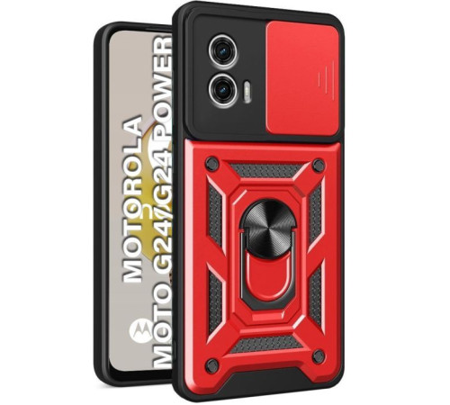 Чохол до мобільного телефона BeCover Military Motorola Moto G24/G24 Power Red (710725)