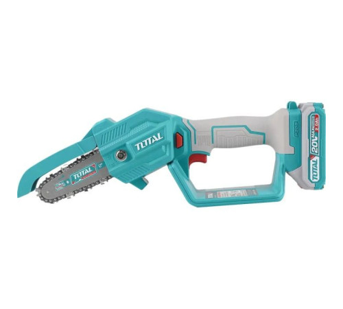 Цепная пила Total TGSLI20581 мини, акум., 20В, 2Ah, шина 13см (TGSLI20581)