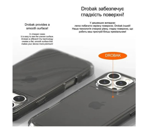 Чохол до мобільного телефона Drobak Acrylic Case with Airbag для Apple iPhone 16 Plus (949412)